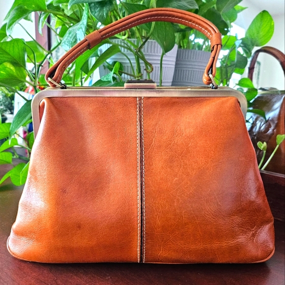 Patricia Nash Large Tooled Leather Satchel - Picture 2 of 8